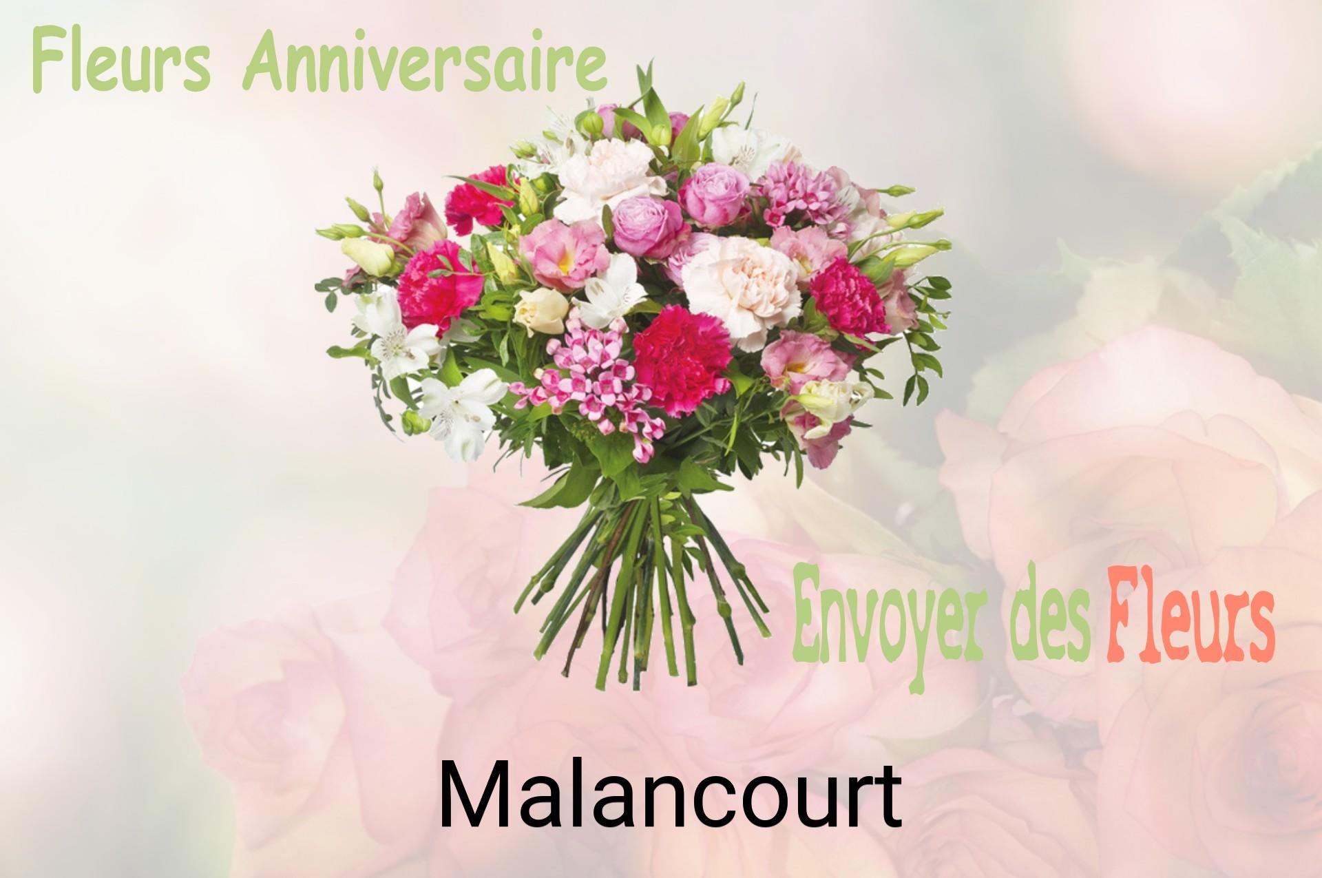 Bouquet de fleurs d’anniversaire livré à Malancourt